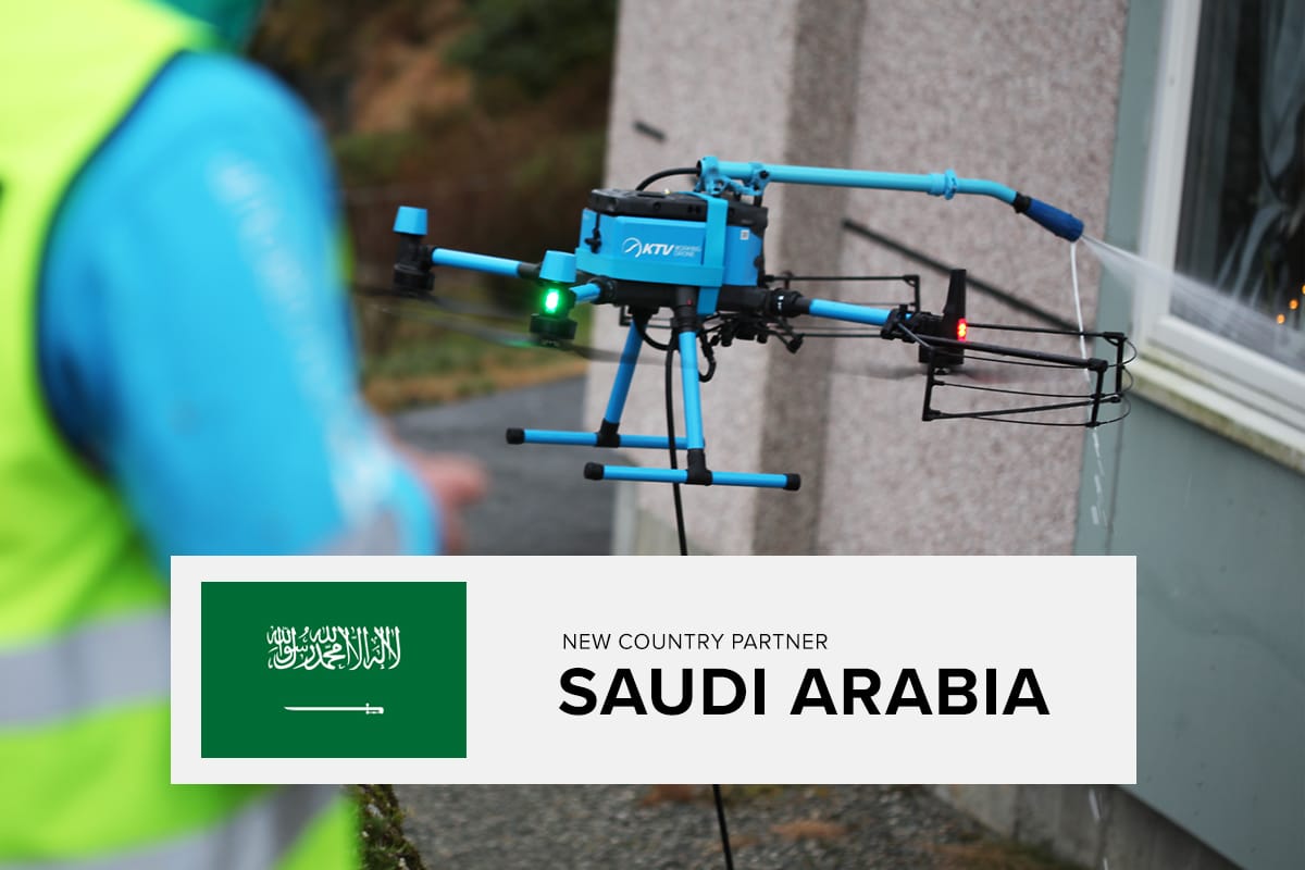 KTV Working Drone Saudi Arabia