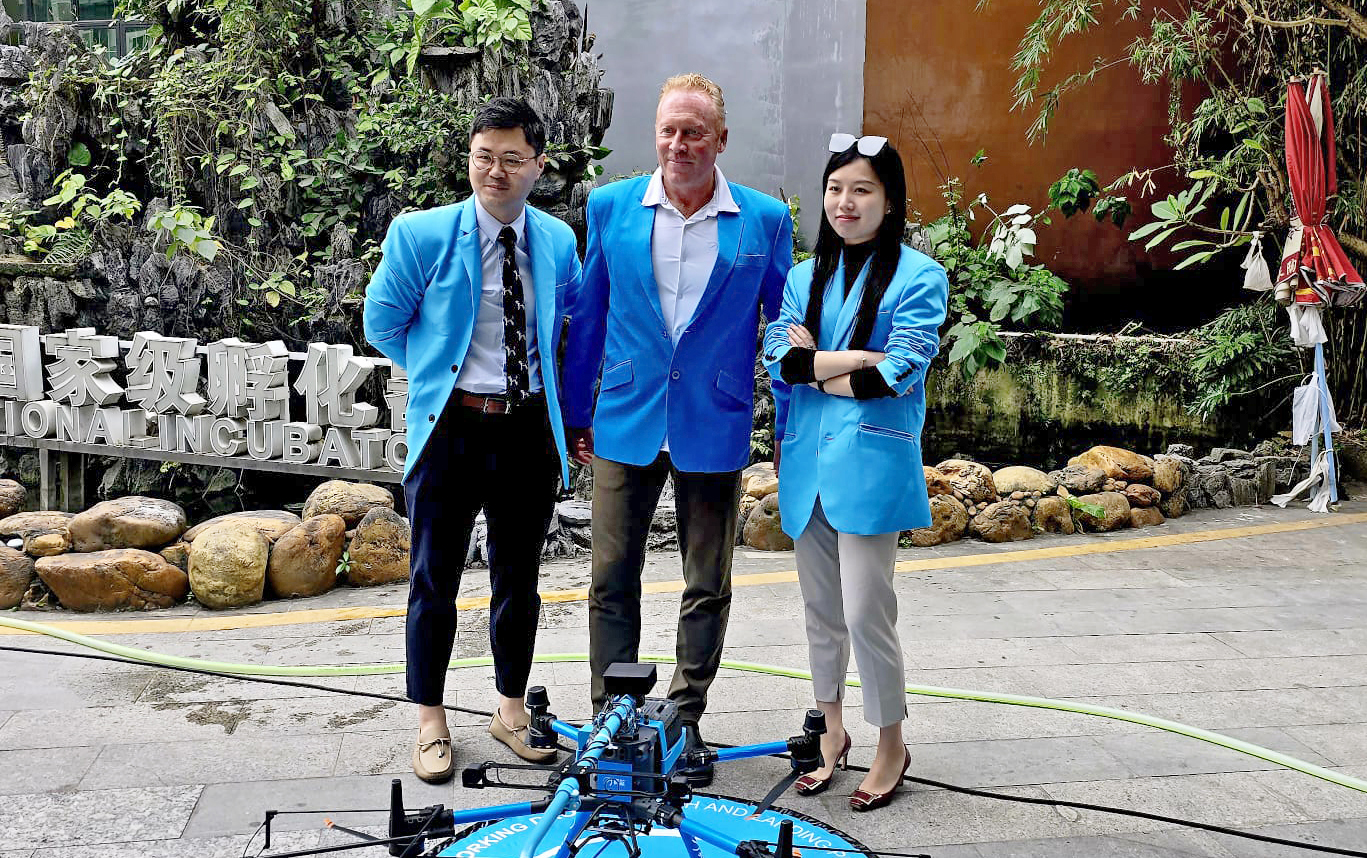 KTV Working Drone in China