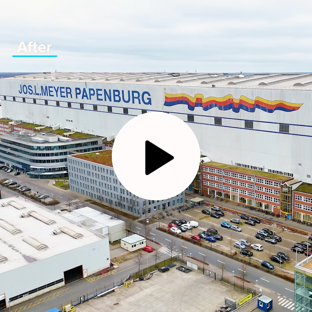 KTV Working Drone at the Meyer Werft shipyard