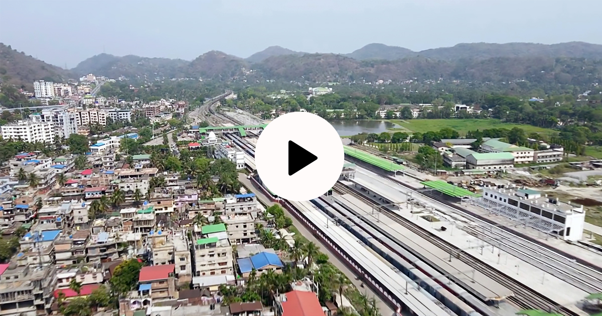 KTV Working Drone India meets Indian Railway for a high-tech makeover