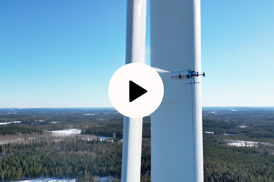 KTV Working Drone de-icing